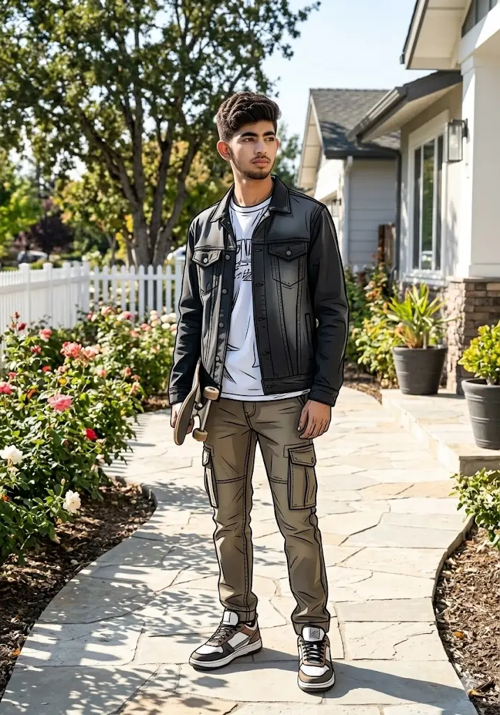 Bright Outdoor Garden Walk Look