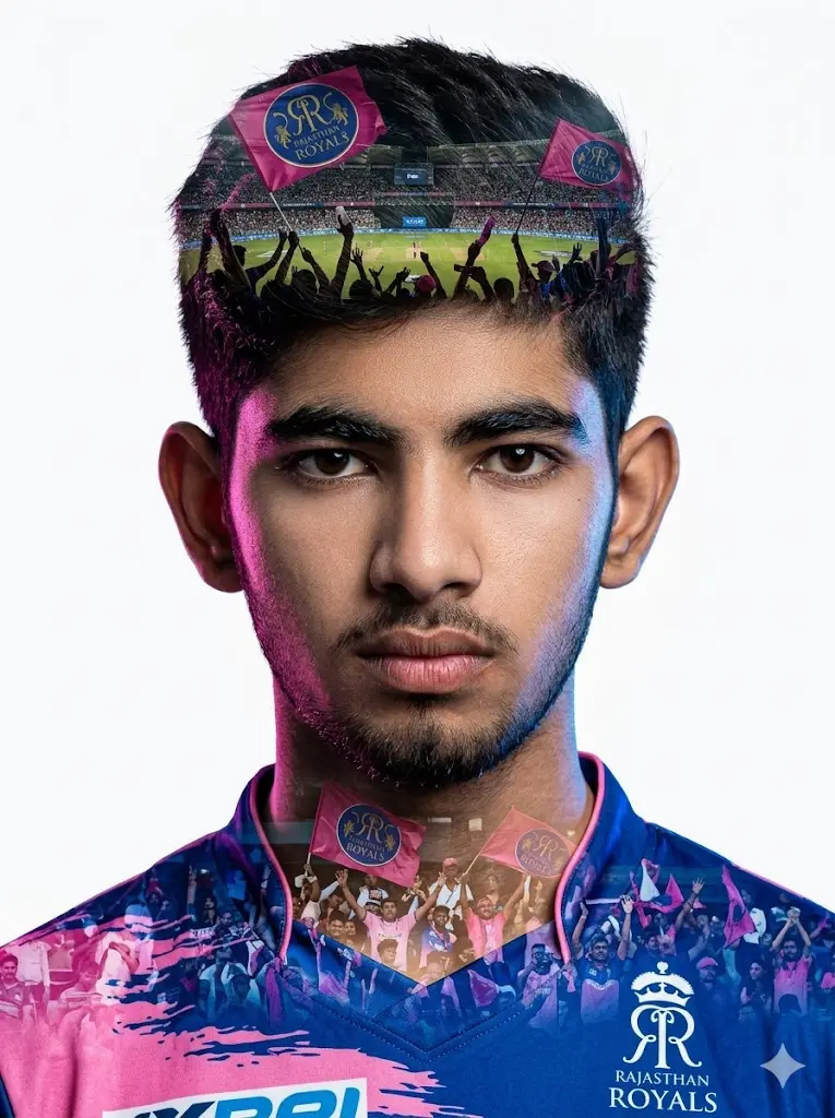 Double Exposure RR White Backdrop Poster