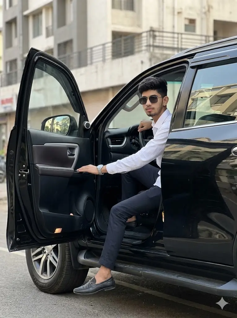 Driver Door Open Side Entry Pose