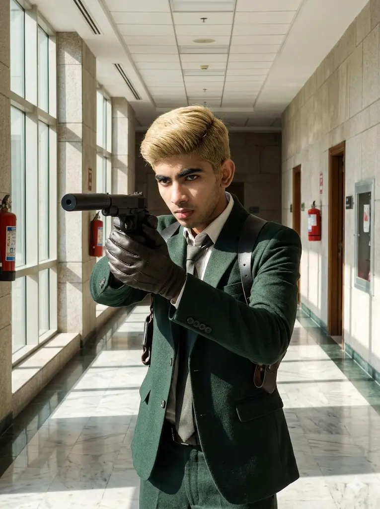 Loid Gun Aim Corridor – Twilight Combat Frame