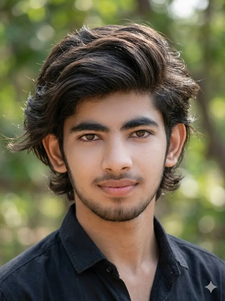 Long Flow Layered Model Hair