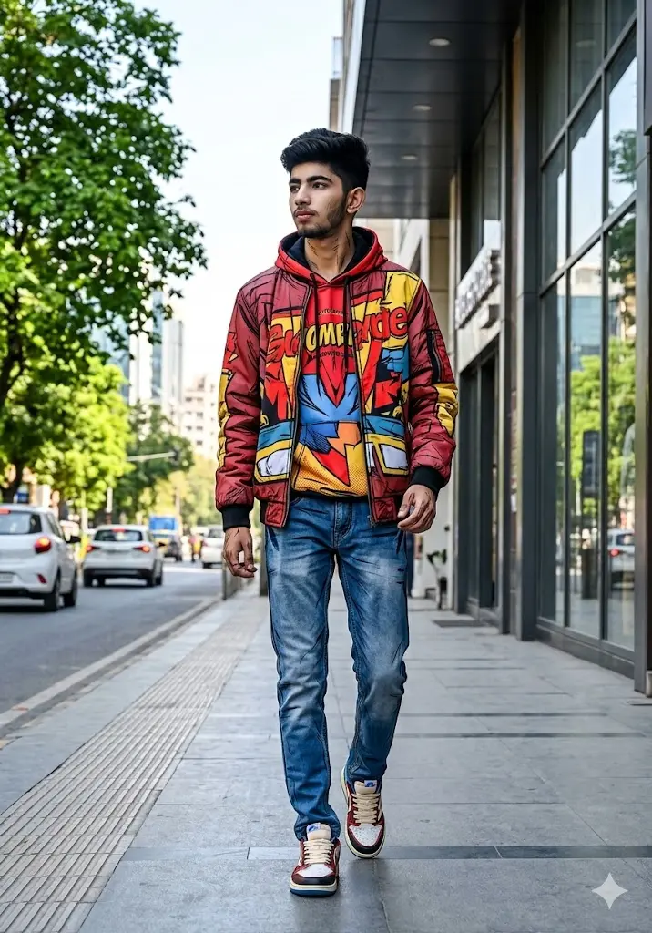 Luxury City Sidewalk Streetwear Edit