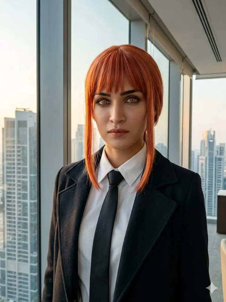 Makima – Office Window Portrait