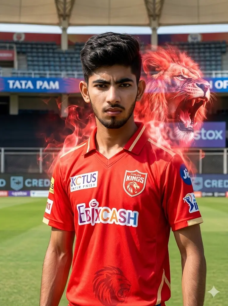 Punjab Kings Lion Roar Aura Portrait