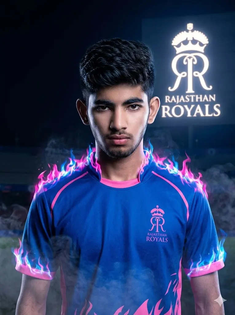 RR Flame Edge Jersey Poster