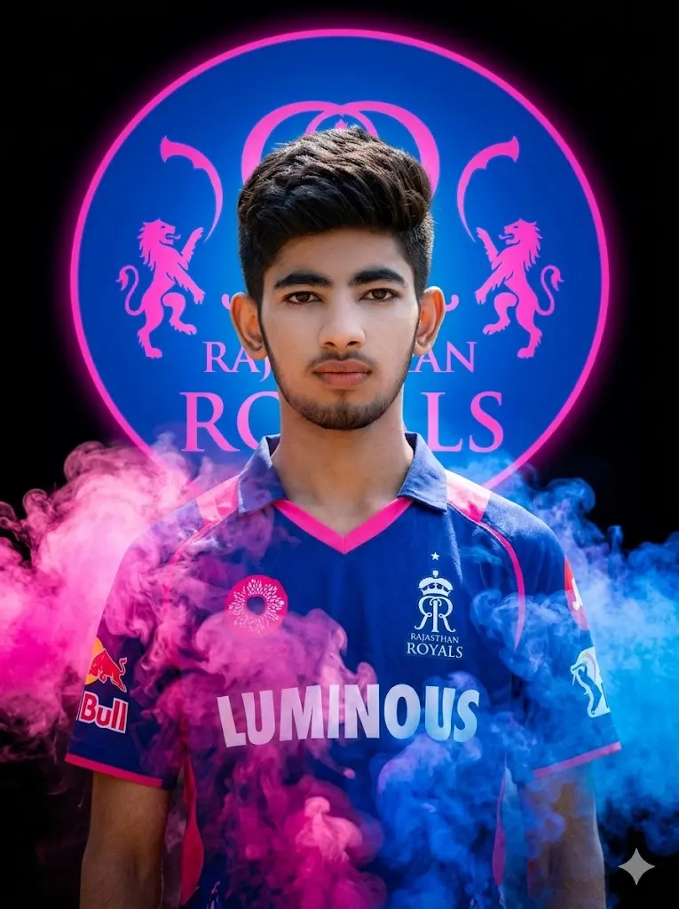 Royal Smoke Jersey Portrait