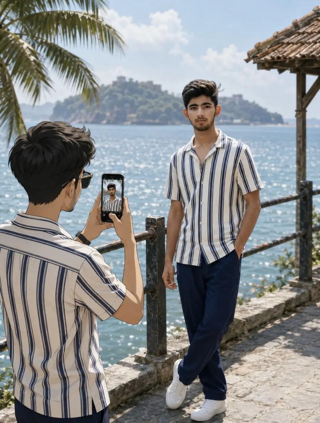 Prompt Seen Trending Boy Instagram AI Photo Prompts 2D Anime Clone Capturing Real Self Effect 2D Anime Clone Capturing Real Self Effect