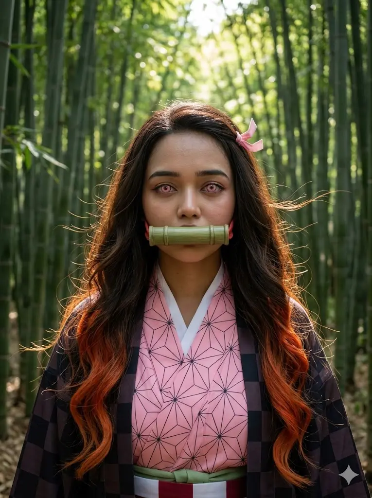Bamboo Forest Nezuko Portrait