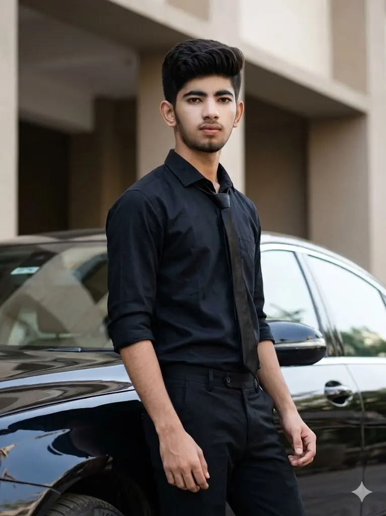 Black Classic Attitude Portrait