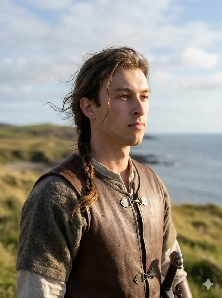 Calm Warrior Looking at Horizon