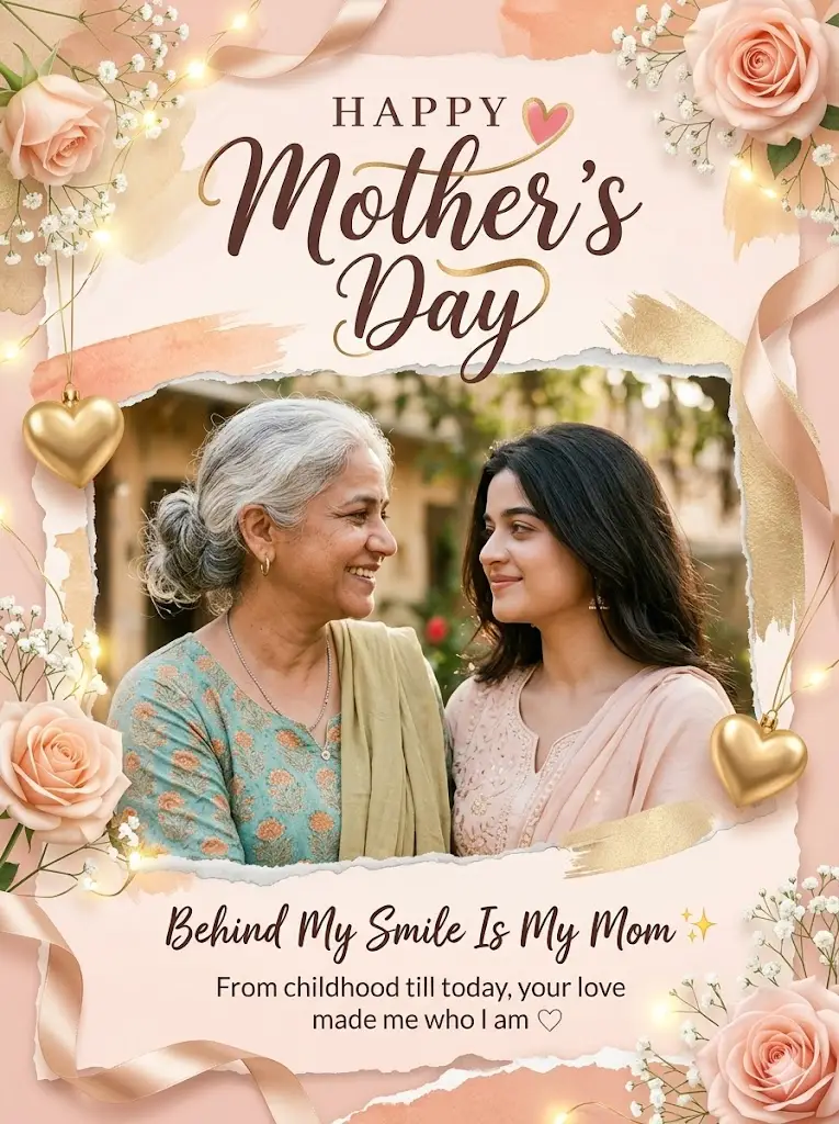 Elegant Mother’s Day Floral Poster