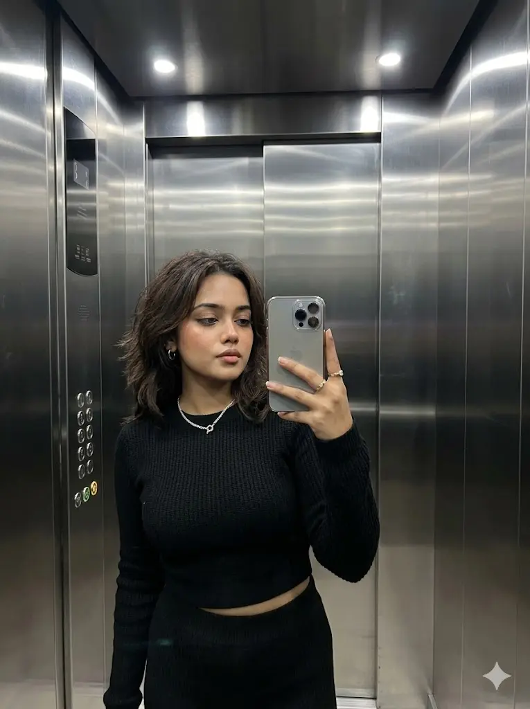 Elevator Luxury Selfie Girl