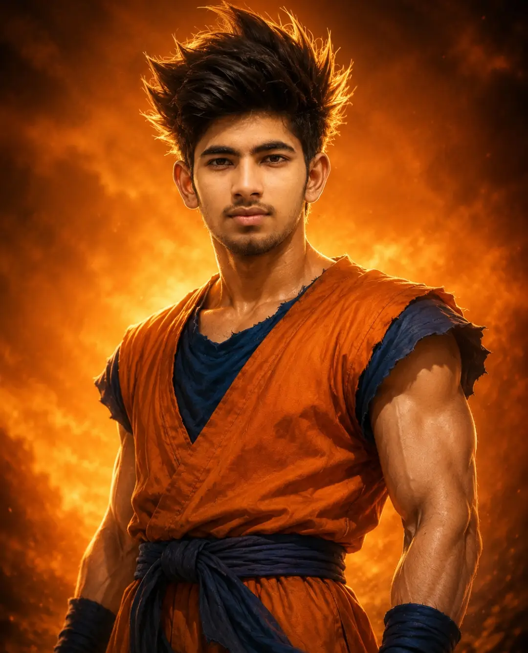 9 Insane Goku Gemini & ChatGPT Prompts That Transform You Into a Real-Life Super Saiyan Humanized Goku Transformation Portrait Humanized Goku Transformation Portrait