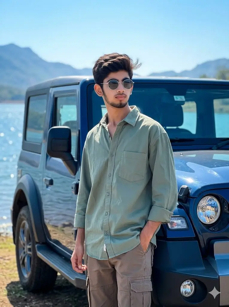8 Mahindra Thar Gemini AI Prompts To Create Viral 4K Attitude Photo In Seconds Lakeside Mahindra Thar Lakeside Mahindra Thar Prompt For boys and Girls