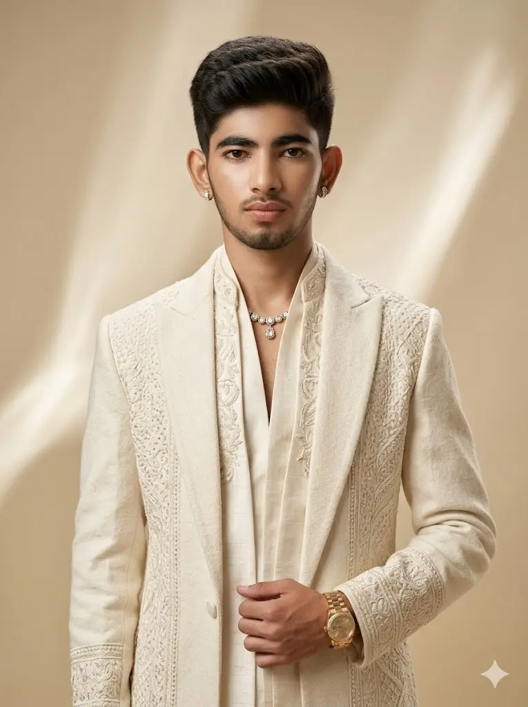 Luxury Ivory Studio Icon Portrait