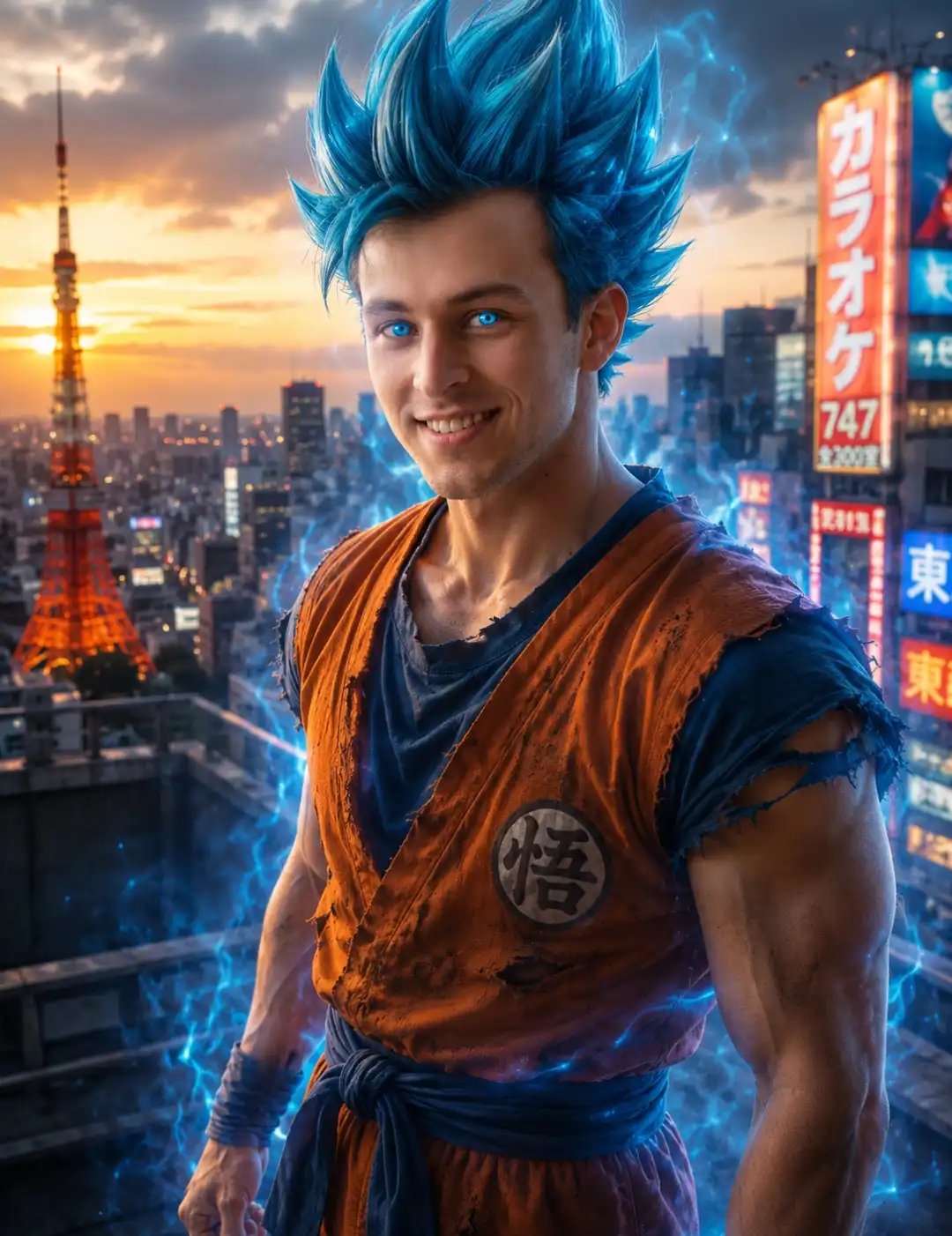 Mastered Super Saiyan Blue Goku