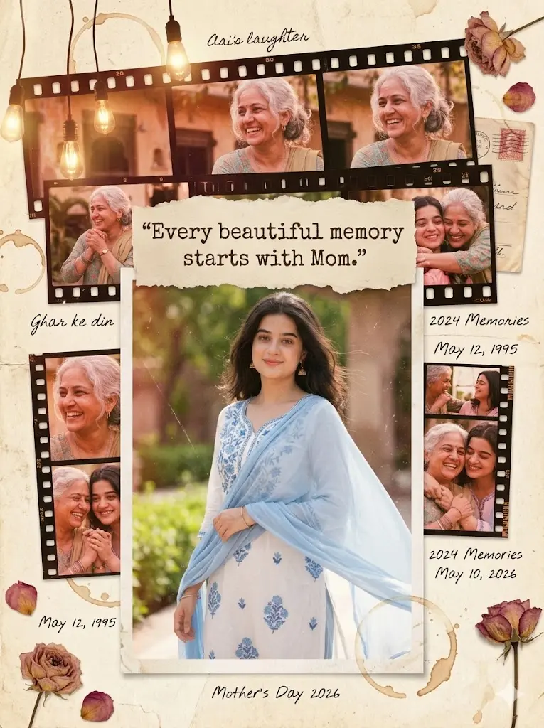 Vintage Film Memory Mother’s Day Poster