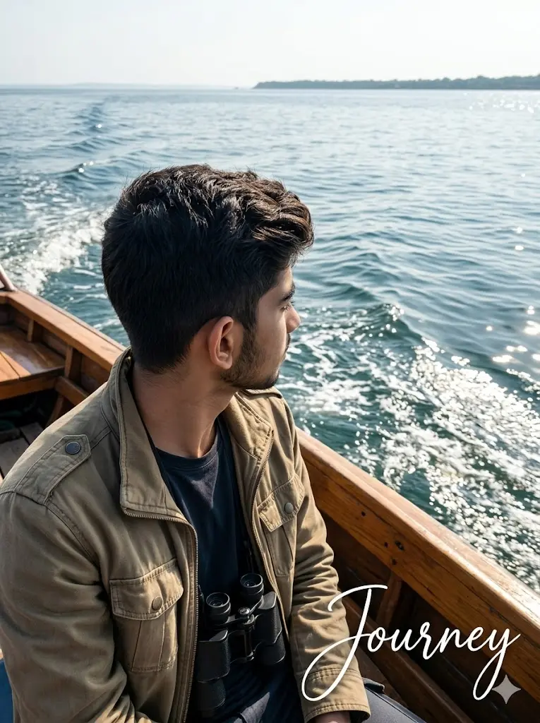 Wooden Boat Travel Cinematic Portrait