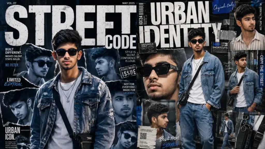 Trending Viral Streetwear Magazine Cover AI Prompt for Boys and Girls