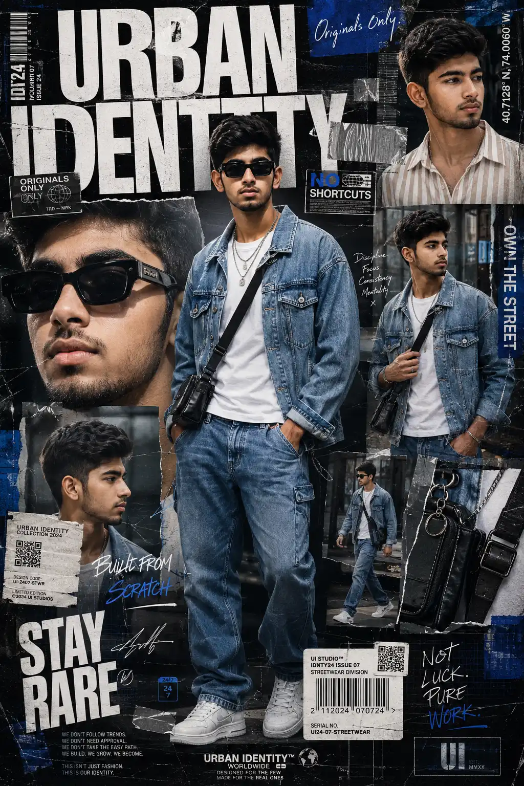 Viral Urban Identity Board Magazine Prompt