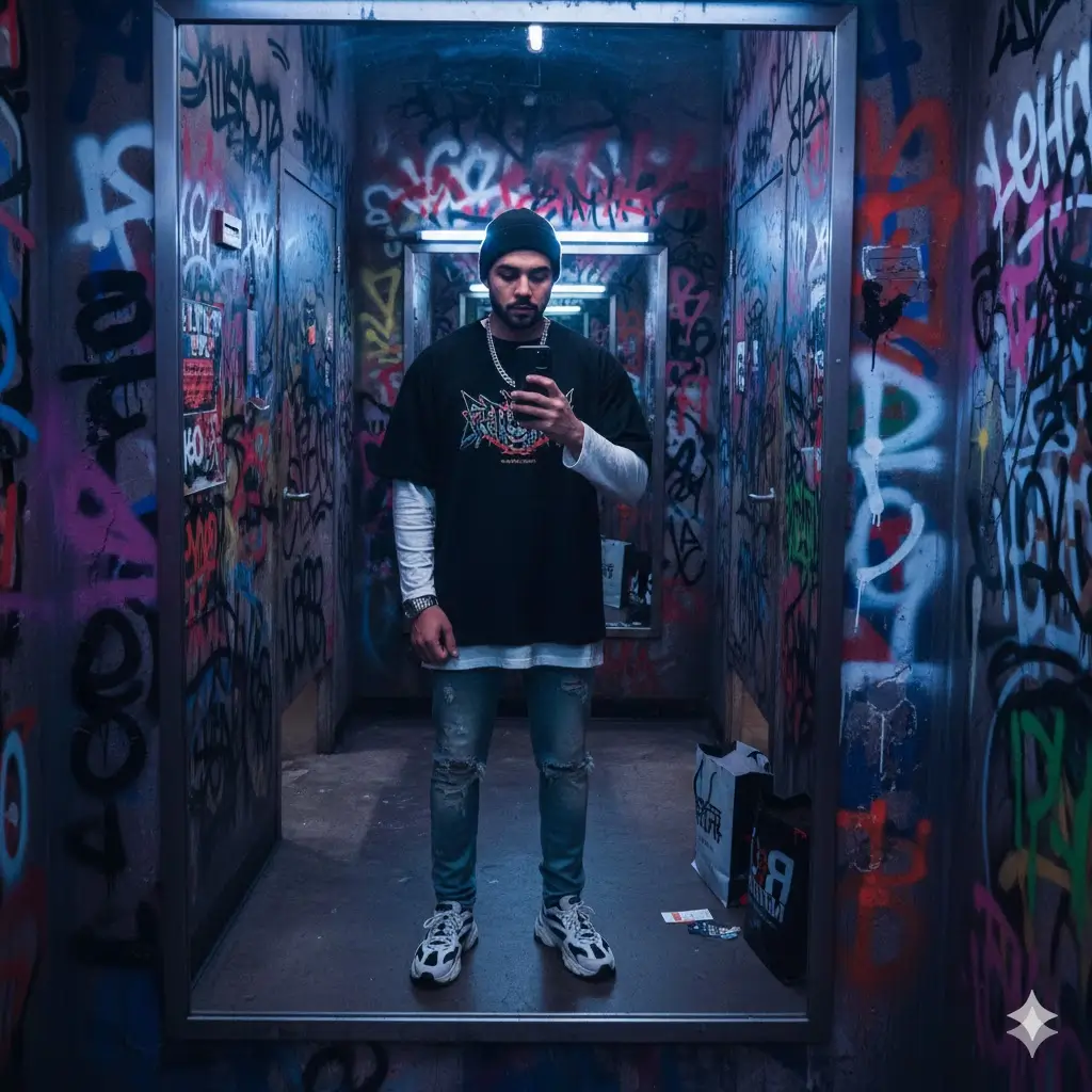 Gemini Mirror Selfie Prompt for Boy