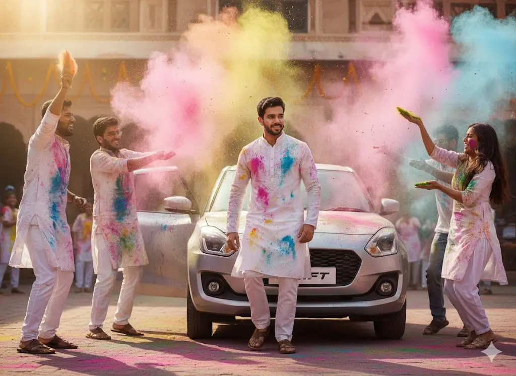 Holi prompt for cars