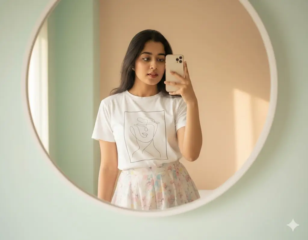 Mirror Selfie ai Prompt