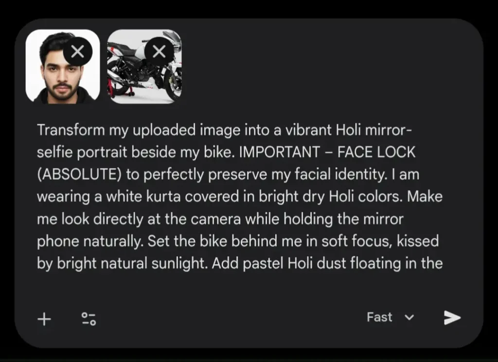 upload your image with bike