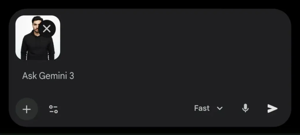 upload your photo in Gemini AI