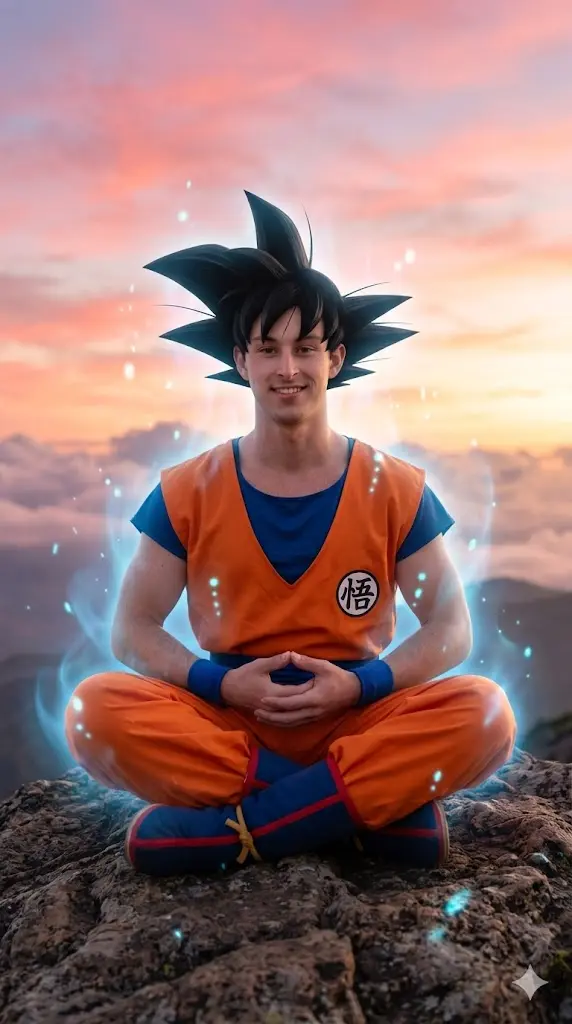 Calm Goku Meditation Moment