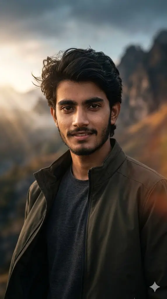 Cinematic Hero Aura Portrait