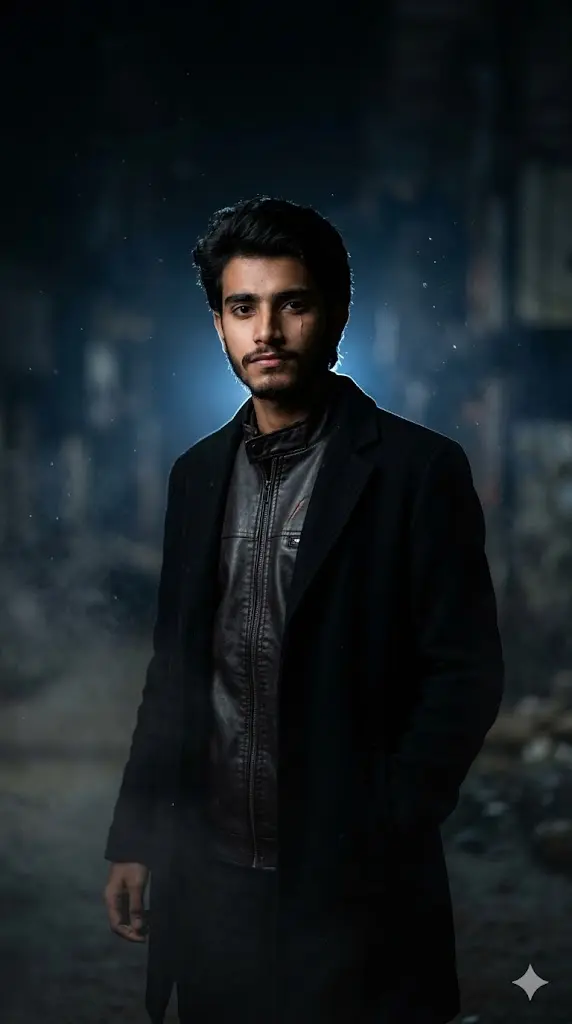 Cinematic Shadow King Portrait