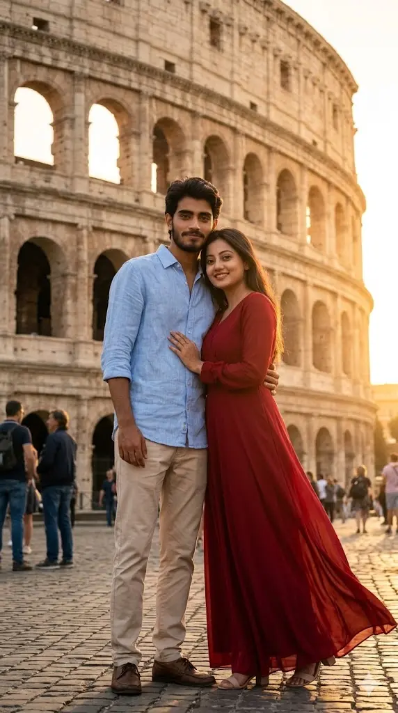 Colosseum Roman Love Portrait