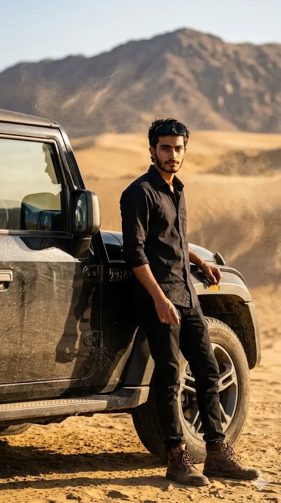 Desert King Thar Attitude Portrait