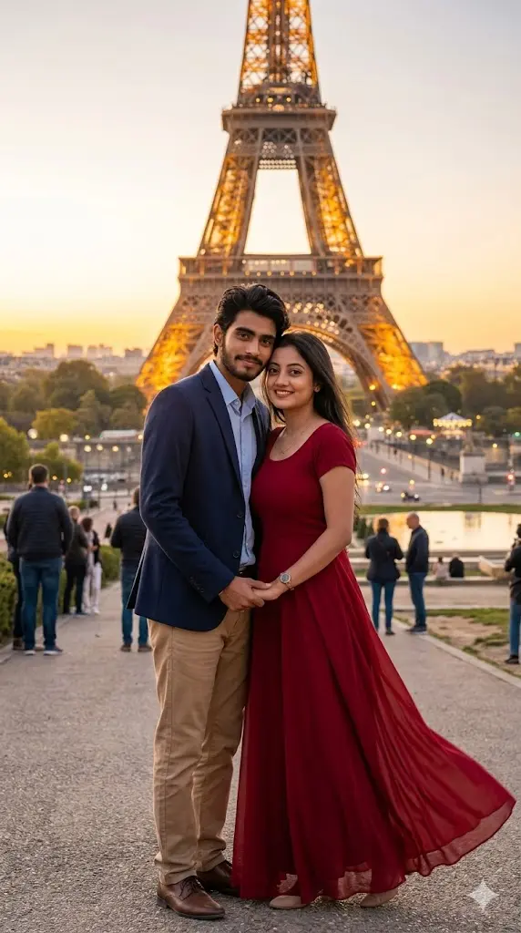 Eiffel Tower Paris Romance