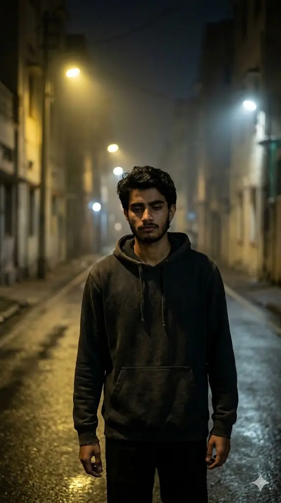 Empty Street Midnight Walk