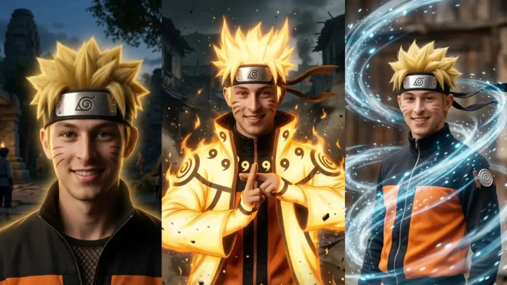 10 Gemini Naruto Prompts That Turn Your Photo Into Ultra Realistic 4K Naruto in Seconds