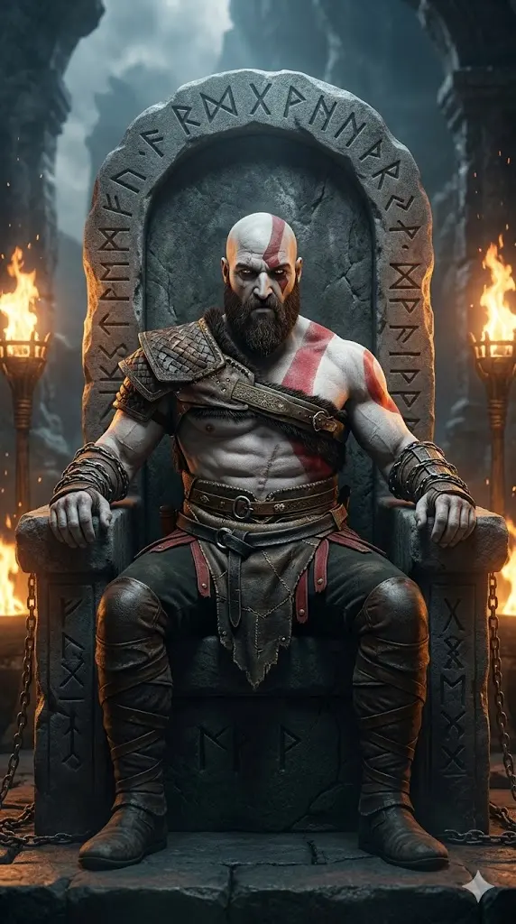 God of War Throne Scene