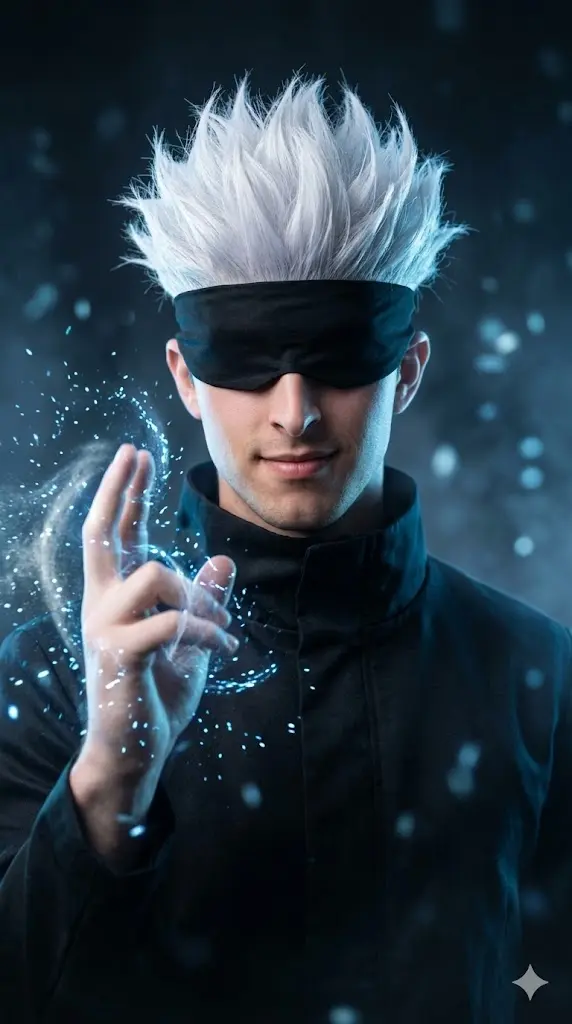 Gojo jujutsu Kaisen Gemini Prompt