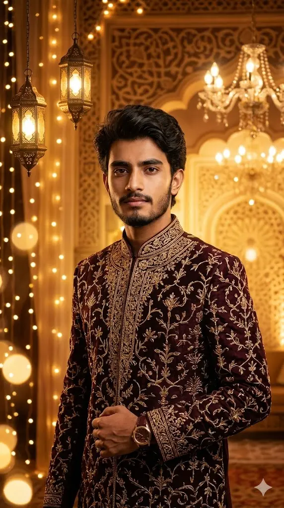 Golden Eid Celebration Portrait