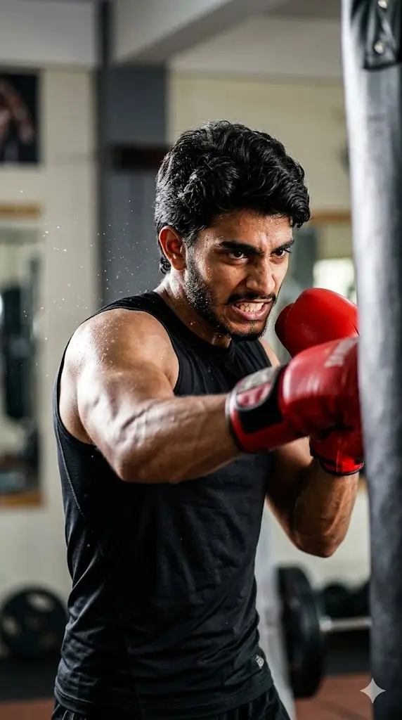 Intense Punching Bag Workout