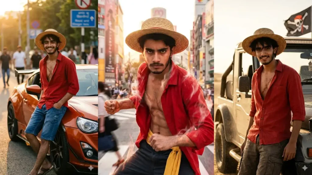 7 Luffy Gemini Prompt Copy Paste: Turn Yourself Into Real-Life Luffy in Seconds!