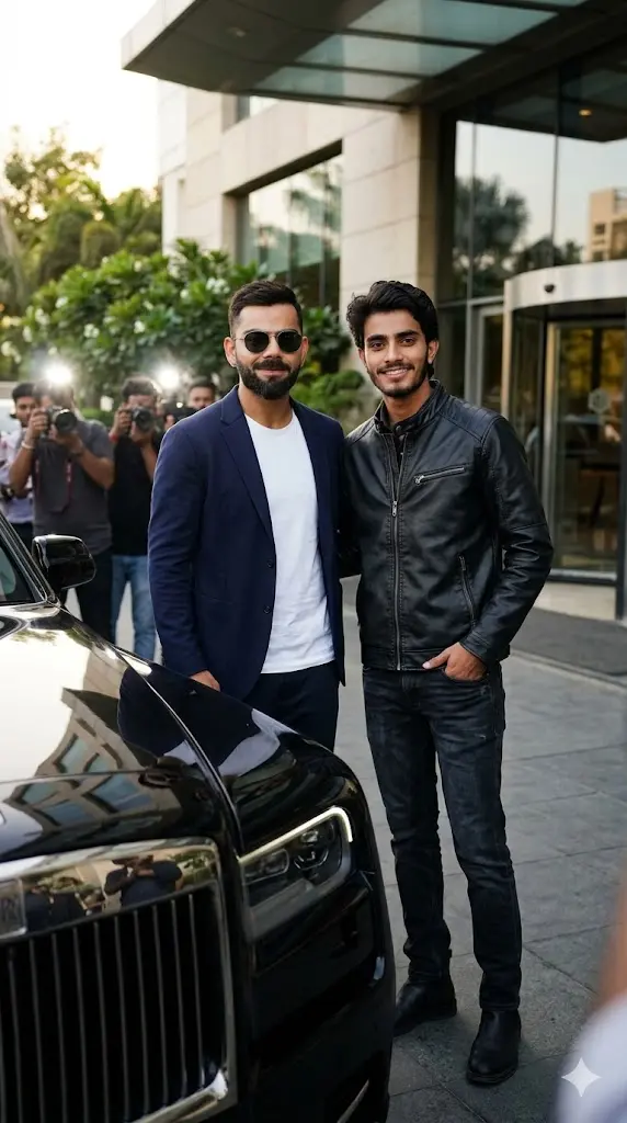 Luxury Car Arrival with Virat Kohli