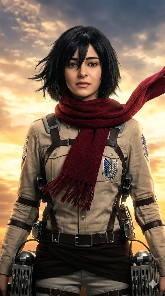 Mikasa Legendary Warrior Poster