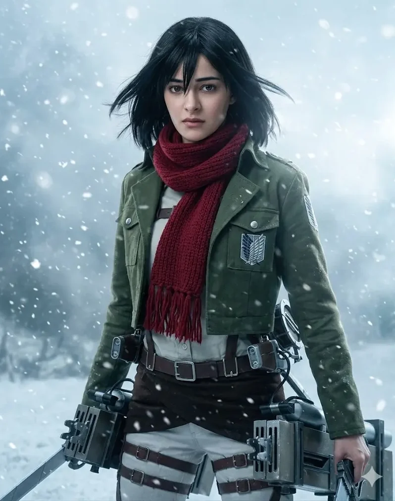Mikasa Snow Battlefield Scene edited