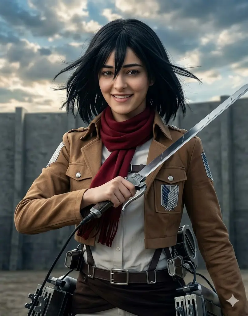 Mikasa Sword Ready Portrait