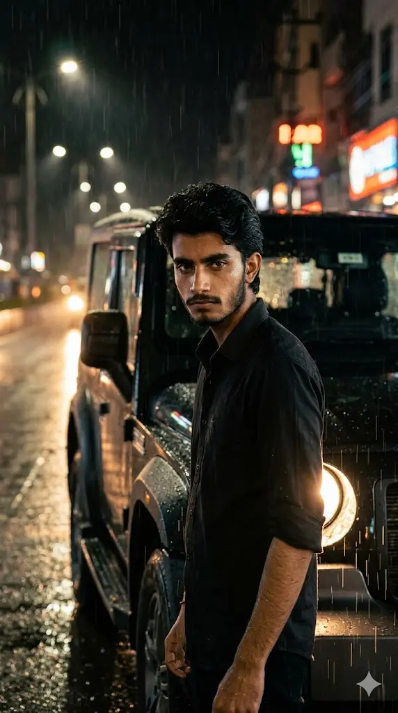 Rainy Road Thar Attitude Shot