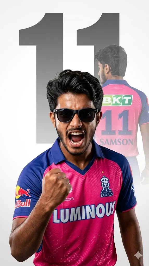 IPL Gemini Prompts: All 10 IPL Teams Jersey Prompt - Edit With Your Name and Number Rajasthan Royals RR Rajasthan Royals RR