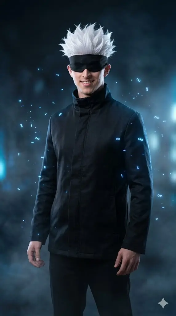 Satoru Gojo Blindfold Sorcerer Mode
