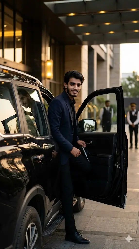 Scorpio Luxury Arrival Portrait